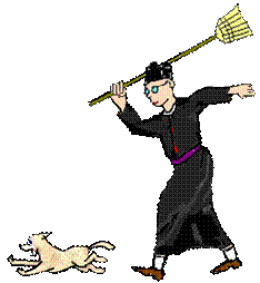 Cane in chiesa
