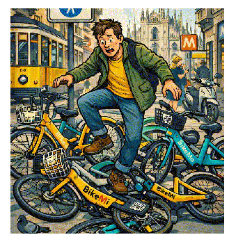 Le biciclette abbandonate