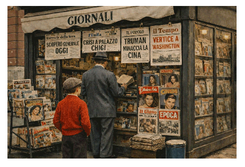 L'edicola di un tempo