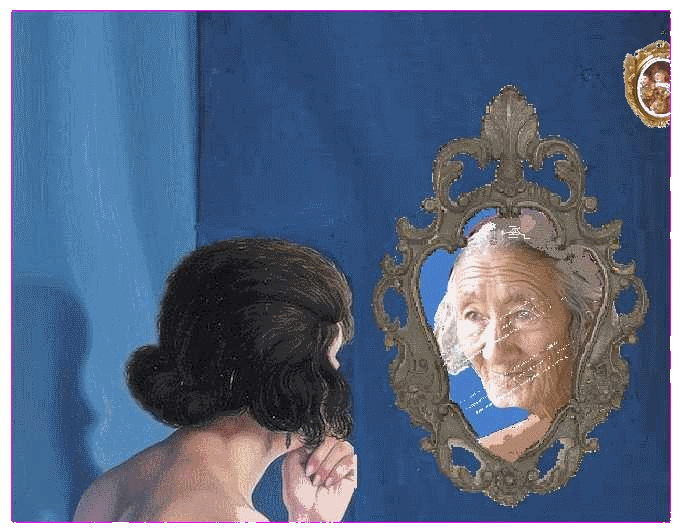 Lo specchio che invecchia